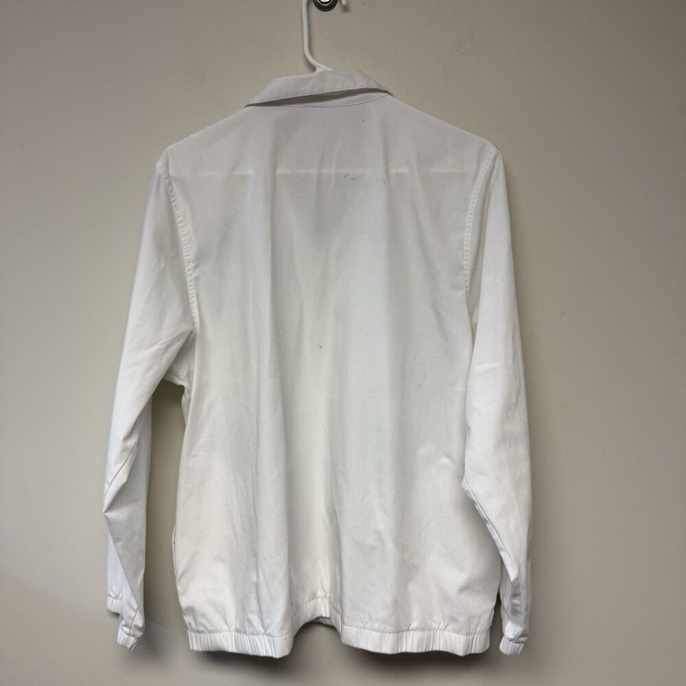 VTG Koret Francisca Full Zip Jacket XL White Multi Patch Grandmacore 90s - Picture 6 of 9